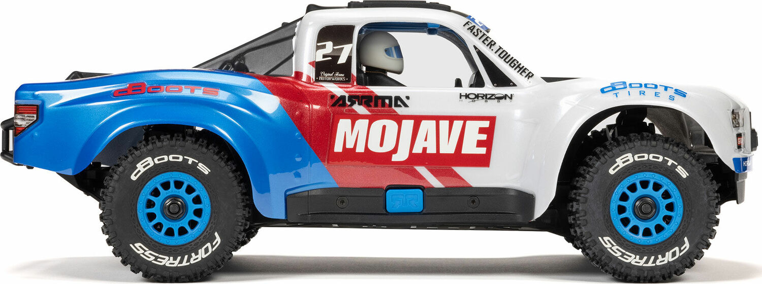 MOJAVE GROM 223S BLX Brushless 4X4 Small Scale Desert Truck RTR with DSC (Battery & Charger included), White